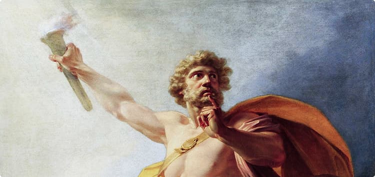 Heinrich F\u00fcger, Prometheus Brings Fire to Mankind (circa 1817).